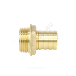 Переходник штуцерный латунь неразъемный для шланга Дн 12х1/2" НР 9102 Aquasfera 9102-02