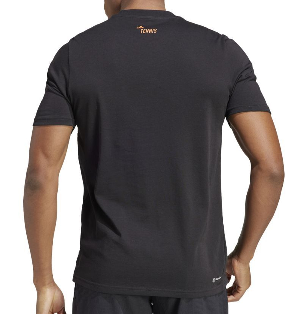 Футболка мужская теннисная Adidas Graphic Training T-Shirt - black