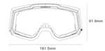 Горнолыжная маска 100% Snowcraft S / White / Hiper Lavender Mirror Lens / на узкое лицо