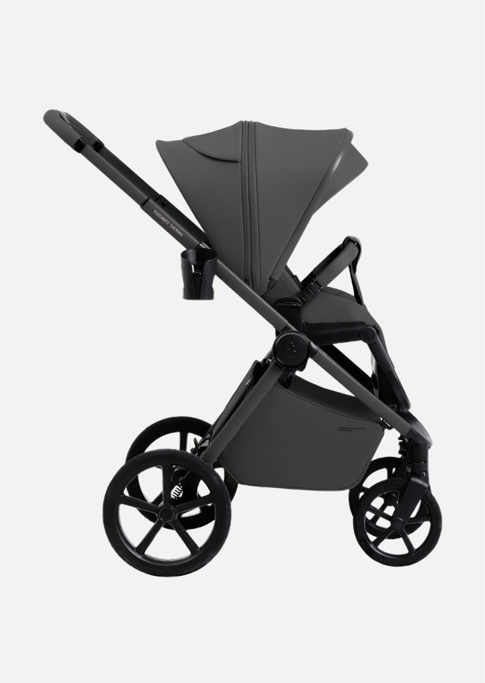 Sweet Baby Коляска 2 в 1 SBL Elegante Therma (Colore) Dark Grey