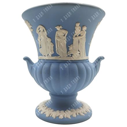 Миниатюрная ваза-урна. Яшмовый бисквитный фарфор, ручная работа. Wedgwood (Веджвуд), Англия, 1970-е