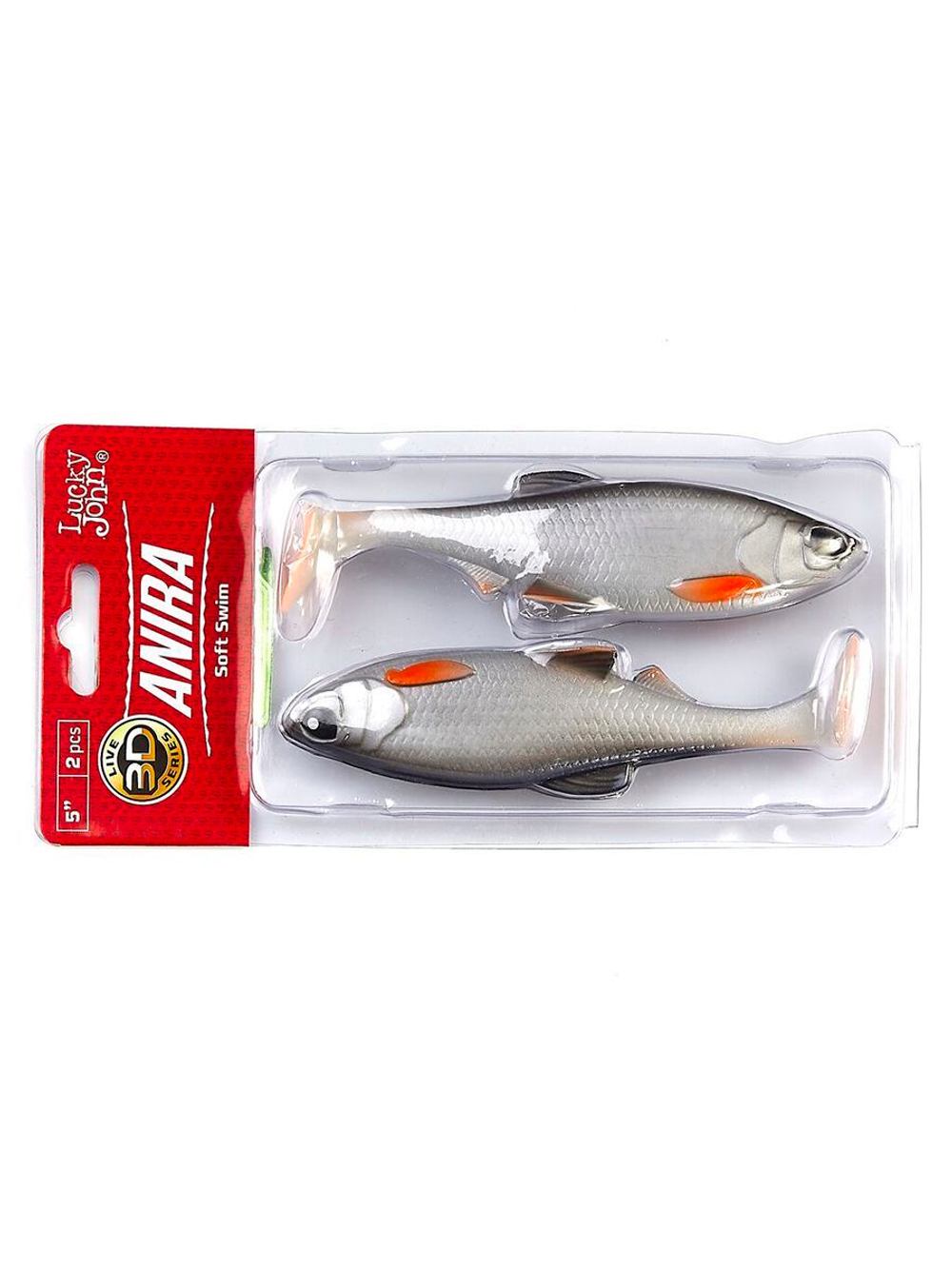 Виброхвосты LJ 3D Series ANIRA SOFT SWIM 6,0in (15,20)/A02 1 шт. в упак.