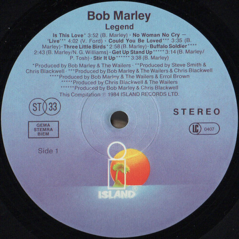 Bob Marley & The Wailers / Legend - The Best Of Bob Marley & The Wailers (LP)