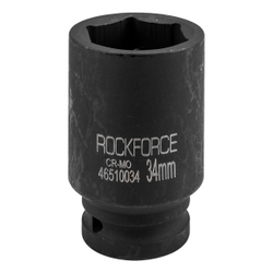 Головка ударная глубокая 34мм 3/4''6гр. RockForce##Rock FORCE RF-46510034