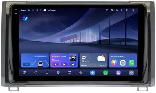 Магнитола для Toyota Tundra 2 2013-2022 - Kuberg QLed+2K, Android 14, TS105, Быстрейшая, CarPlay, SIM-слот