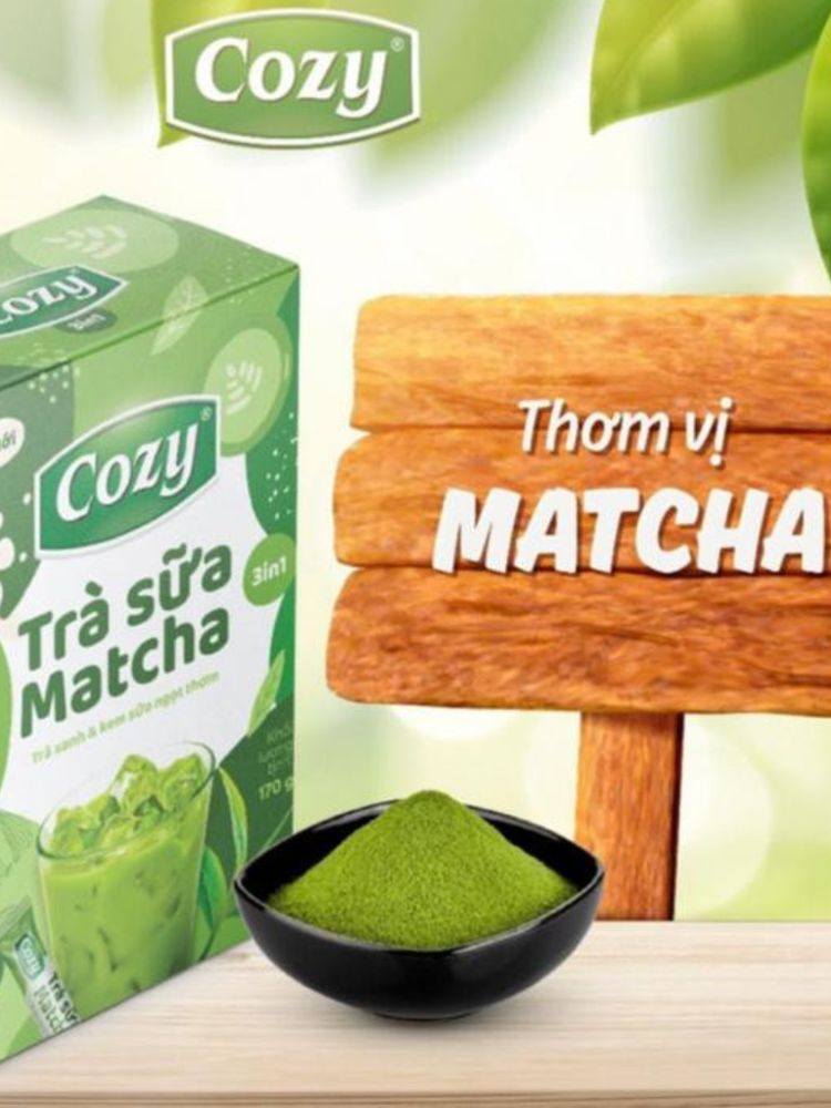Чай Матча Латте Cozy Matcha latte 10 стиков x 4 упак