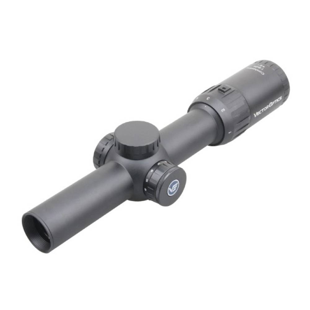 Прицел Vector Optics Constantine 1-6x24, ( Сетка Fiber Center Dot / с подсветкой )