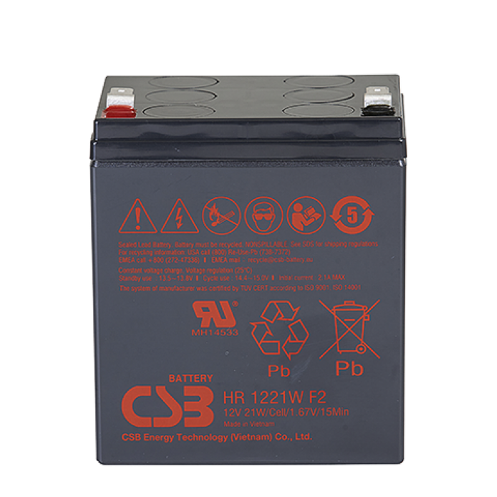 Аккумулятор CSB HR1221W F2 ( 5,25Ач / 12В ) AGM