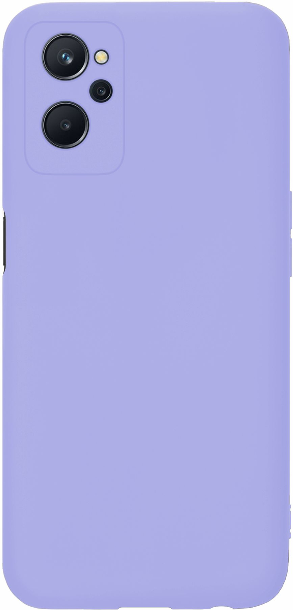 Мягкий Soft Touch чехол из силикона для REALME 9i (не 5G!) / OPPO A96 с бархатной подкладкой