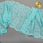 Кружево бельевое эластичное 205 мм / 3 метра, TBY.YSTL00839, цв.L422 тиффани, Kruzhevo