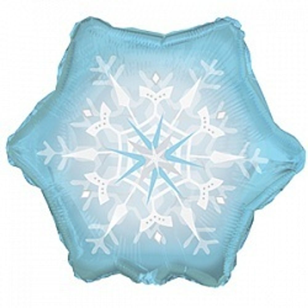 CTI (20''/51см) Фигура, Снежинка, Голубой, 1 шт.