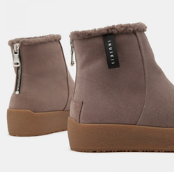 Замшевые ботинки INUIKII Cortina Beige на меху