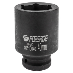 Головка ударная глубокая 40мм (6гр.), 3/4'' Forsage F-46510040