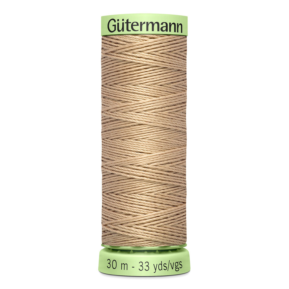 Нить Top Stitch 30/30 м для декоративной отстрочки, Gutermann, 170 кэмел