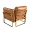 Кресло Angel Cerda 5169 из кожи цвета Camel