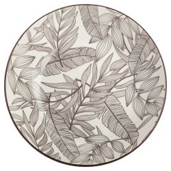 Тарелка White Fox WF-TRS20 суповая фарфор Тропики D 20,5см. 800 мл. | White Fox