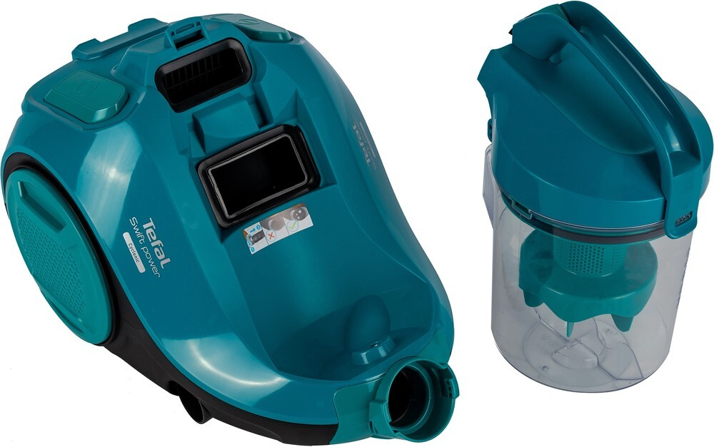 Пылесос Tefal Swift Power Cyclonic TW2922EA бирюзовый/черный