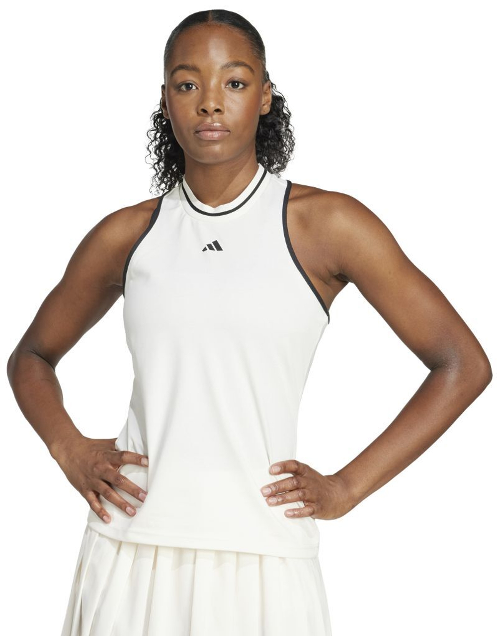 Женский топ теннисный Adidas Heritage Tennis Classic Tank - белый