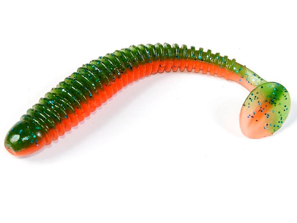 Виброхвосты съедобные Lucky John Pro Series Spark Tail 4" (101мм/5шт)