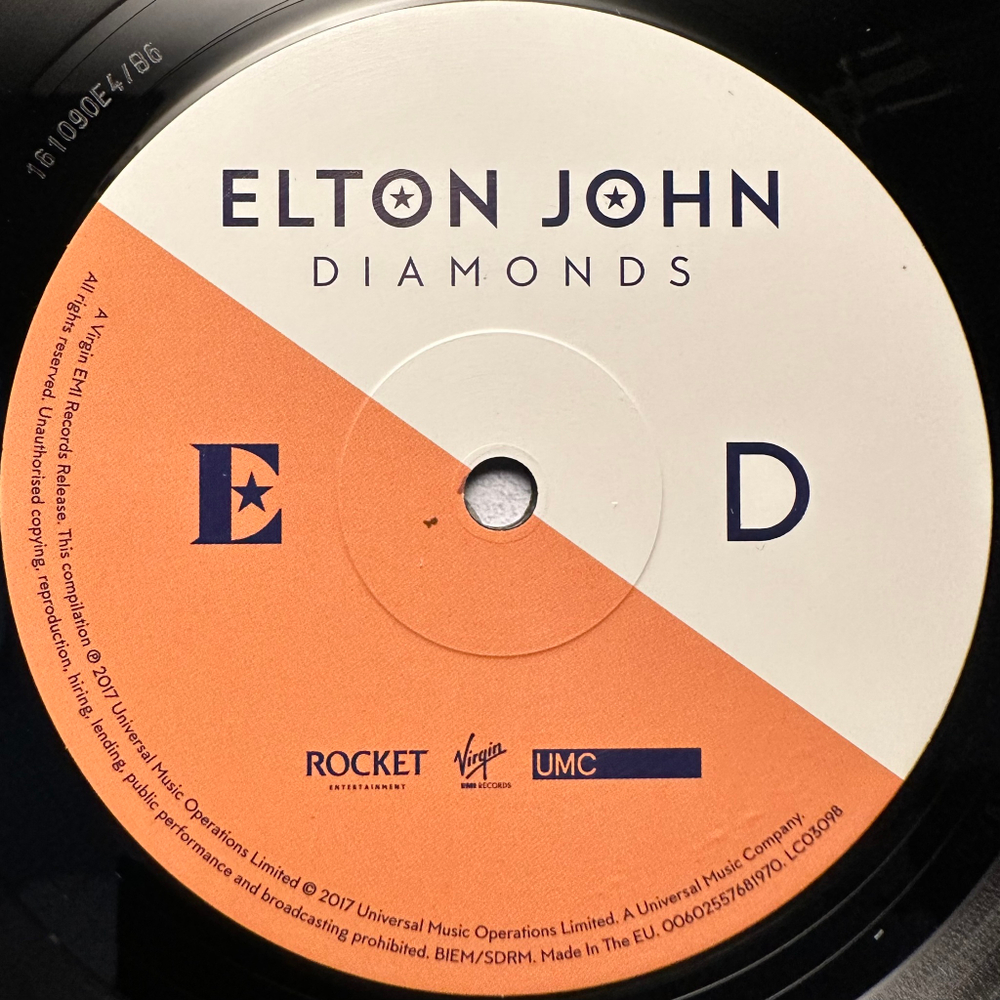 Elton John - Diamonds 2LP (Европа 2017г.)