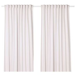 Комплект штор IKEA TIBAST (ТИБАСТ), Кремовый, 145х250 см, 2 шт