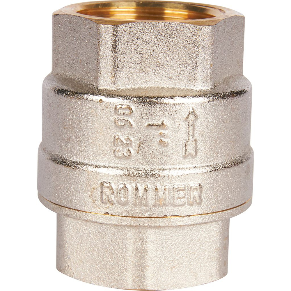 Клапан обратный ROMMER RVC-0001 - 1" (ВР/ВР, PN40, Tmax 120°C, с металлическим седлом)