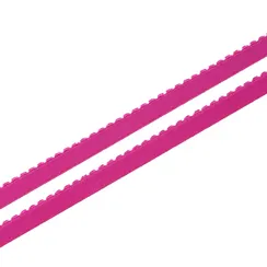 Резинка отделочная фуксия 12 мм, 641/12