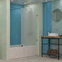 Фото душевой матовой перегородка 180-1-1