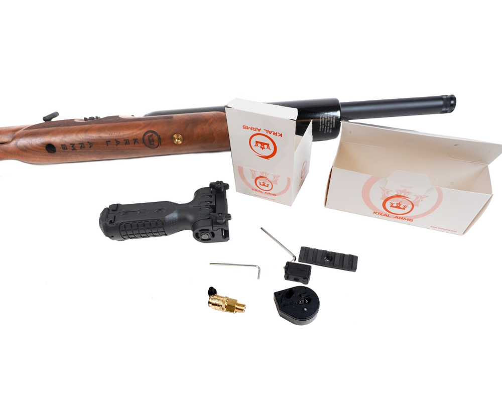 Винтовка пневматическая KRAL ARMS Puncher Maxi 3, Bighorn кал. 5,5мм орех (3 дж)
