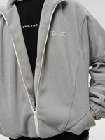 Zip-Up Sweatshirt Grey