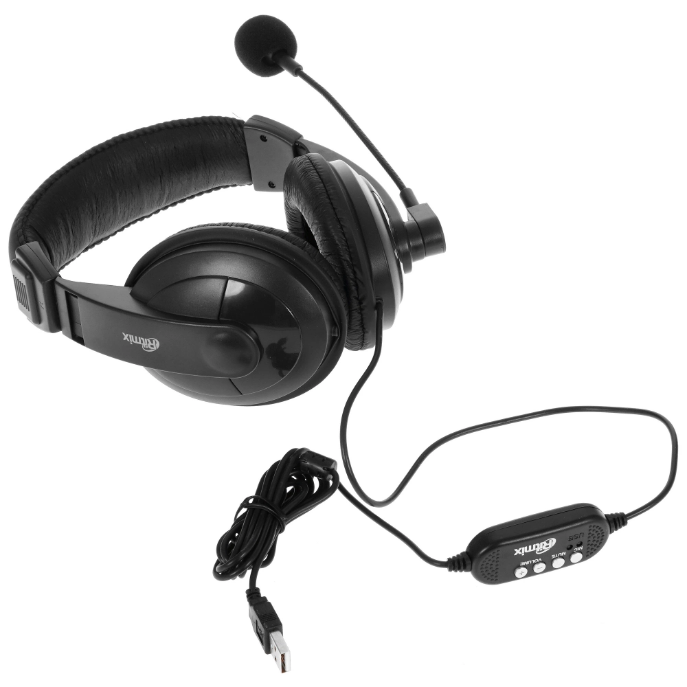 Ritmix RH-540M Black — полноразмерные наушники