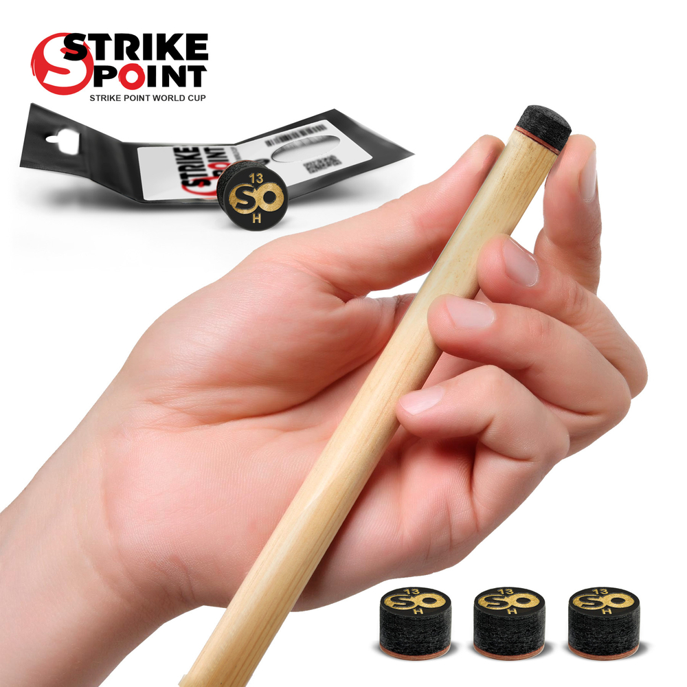 Наклейка для кия 13мм STRIKE POINT World CUP H, с фиброй