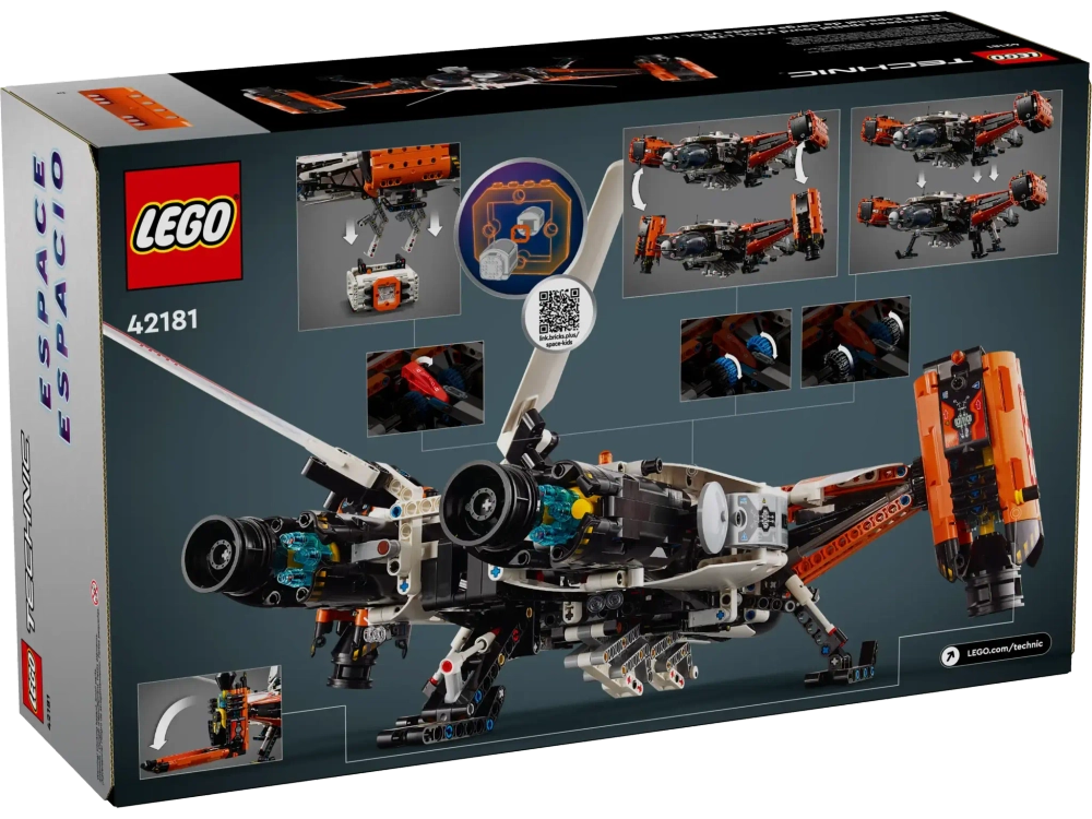Конструктор LEGO Technic 42181 Тяжелый грузовой космический корабль VTOL LT81