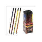 Карандаш чернографитный BRAUBERG PREMIUM TURKEY Flame, ластик 181565