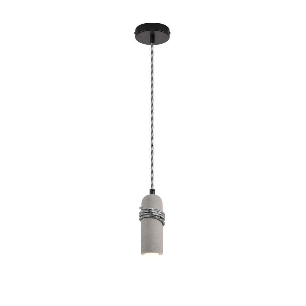 8365/1A ECO LN26 330 черный/серый, металл/бетон Подвес E27 LED 10W 220V TESLA