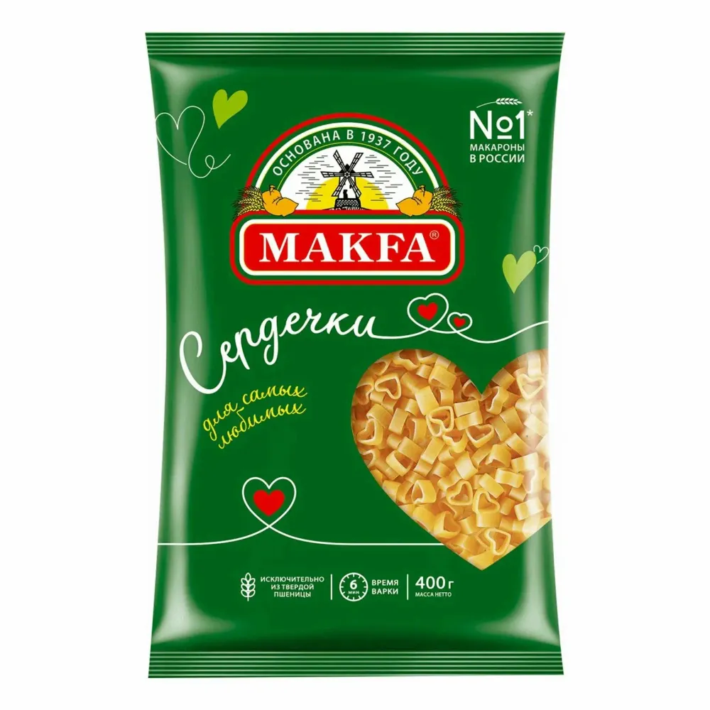 Макароны Вьюнки Макфа А в/с 0,4