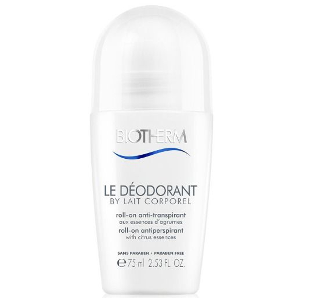 Шариковый антиперспирант Biotherm Lait Corporel 72Н, 75 мл (Франция)