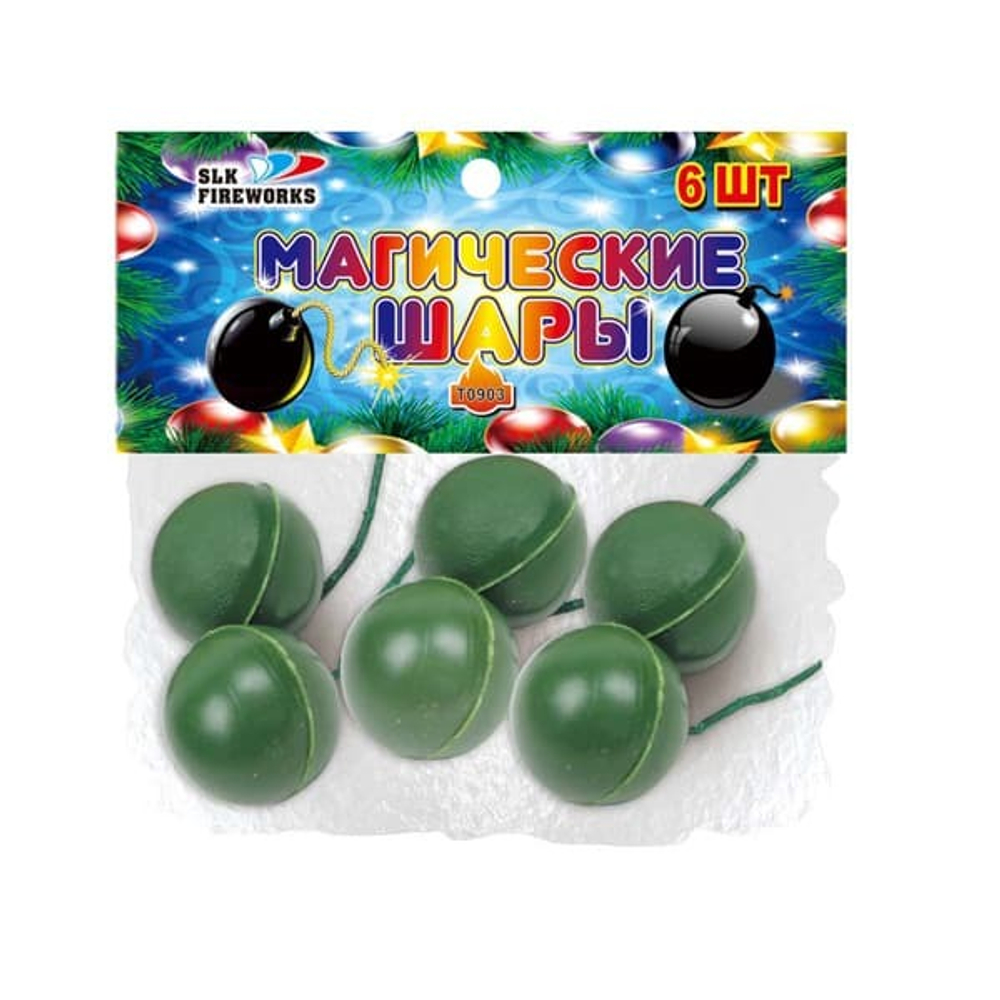 Наземный фейерверк Магические шары (хлопающие шары)