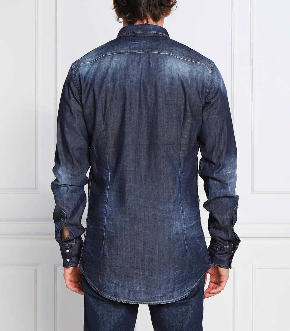 рубашка dean Dsquared2 - темно-синий(S71DM0583 S30341)