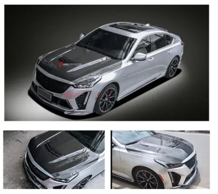 Карбоновый капот для Cadillac CT5 2019+ CT5V Кадиллак