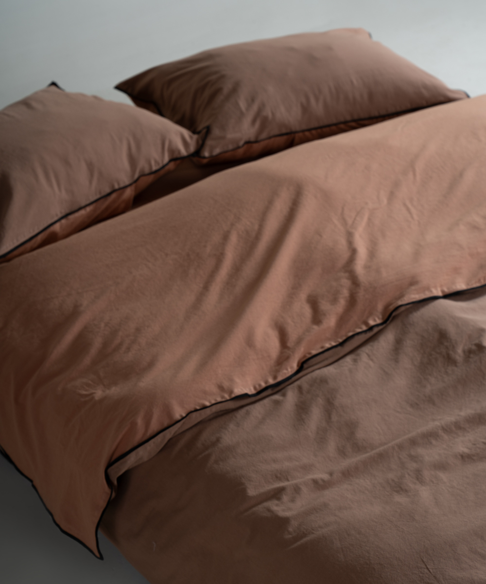 Lımasso КПБ 4 пр. Stonewashed Essualte Commencer-Wood Smoke пододеяльник 200*220, простынь 240*260, наволочки 50*70 2шт