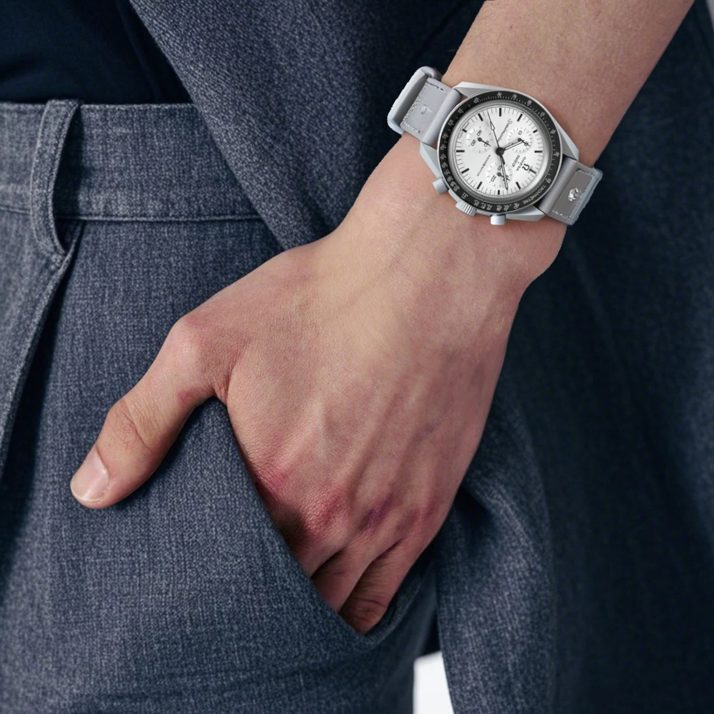 Omega x Swatch Bioceramic Moonswatch 42mm watch