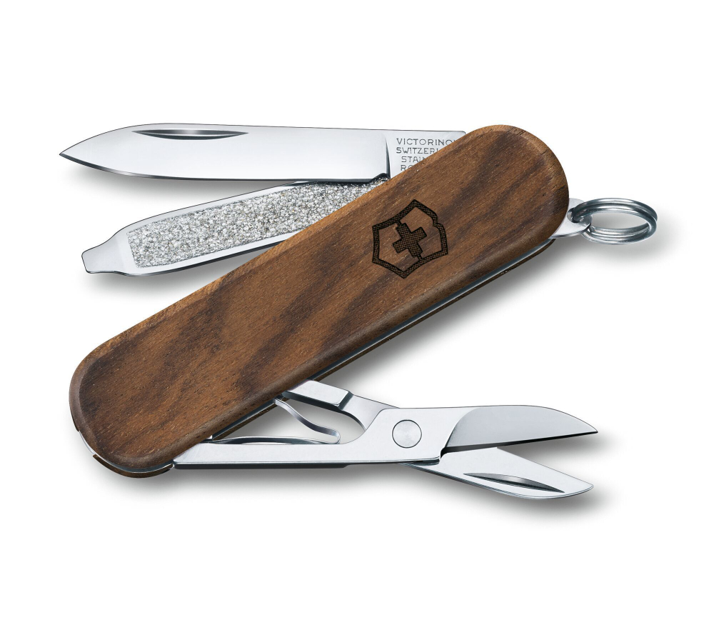 Нож Victorinox Classic Wood 58мм, 5 функций (0.6221.63) рукоять из орехового дерева