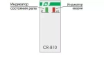 Реле контроля температуры CR-810 230В 16А 1перекл. (с внешн. термист. датчиками)
