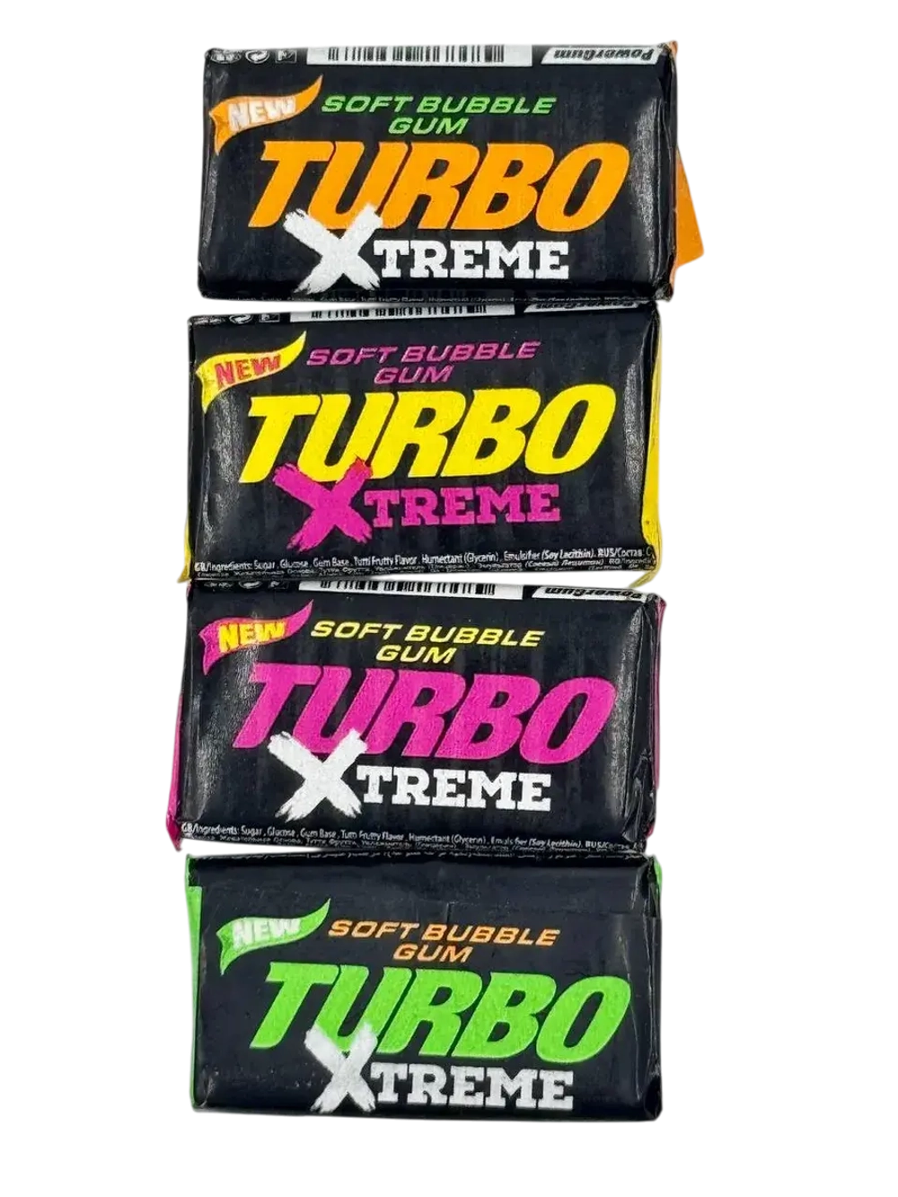 Жевательная резинка Turbo Xtreme ,блок 300 шт.