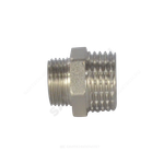 Ниппель латунь никель переходной Ду 32х15 (1 1/4"х1/2") НР RTP (РосТурПласт) 25110