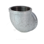 Угольник проходной чугун оц Ду 15 (1/2") ВР/ВР Fittex PLUS