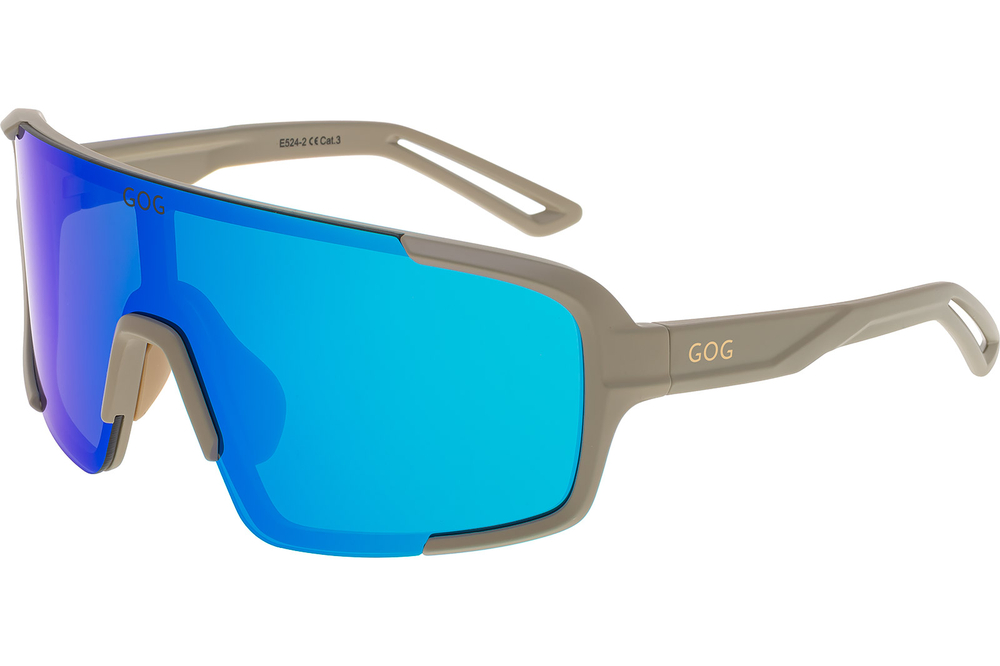 Спортивные очки GOG Magni / Matt Brown/Khaki / Reflex White-Blue