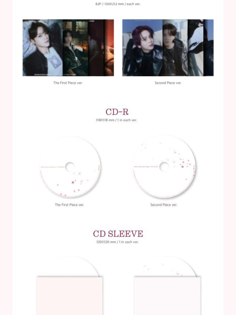 Альбом EPEX - Youth Chapter 1 : YOUTH DAYS 1st Album 2 Version SET