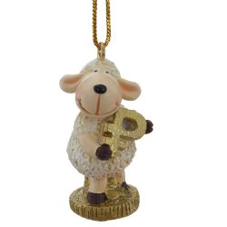 GAEM Фигурка декоративная подвесная "Овечка", L2,5 W2 H4, 8в.